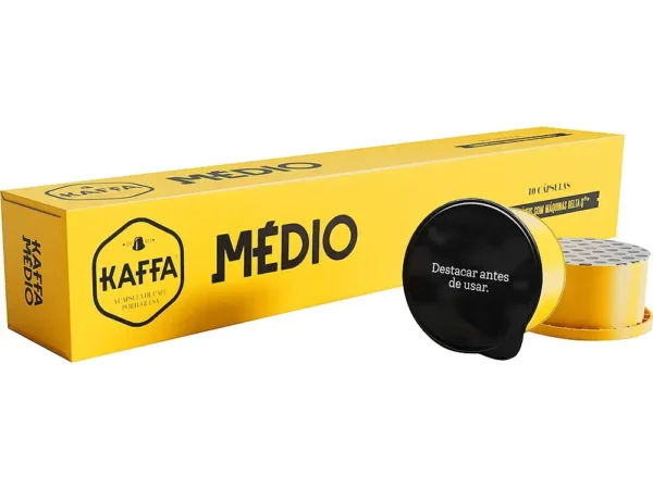 Kaffa médio 10 cápsulas compatíveis delta q®