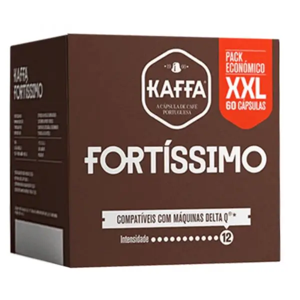 kaffa capsulas compativeis delta q fortissimo xxl 60 unidades