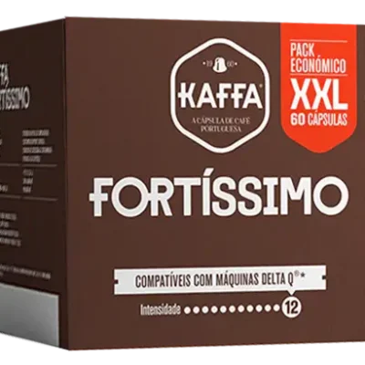 Kaffa | cápsulas delta q® fortíssimo xxl 60 un.