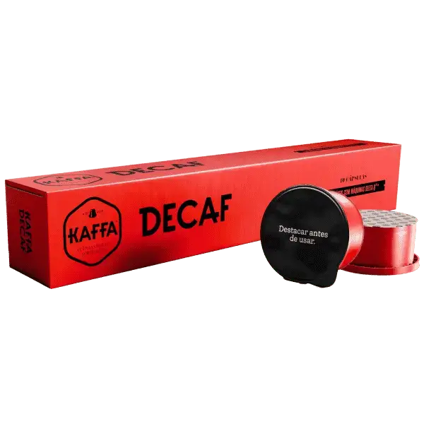 Kaffa decaf 10 cápsulas compatíveis delta q®