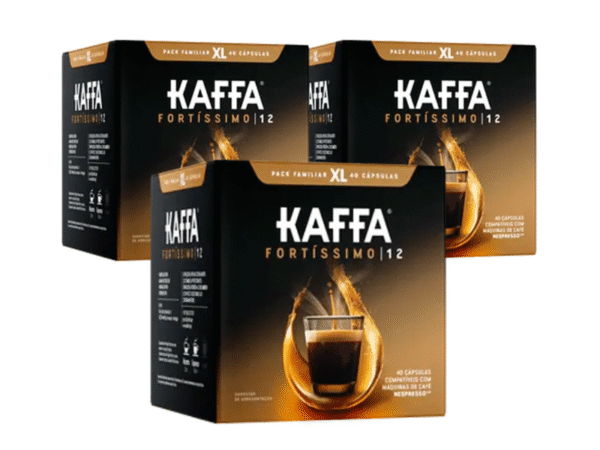 Kaffa fortíssimo xl 120 cápsulas compatíveis nespresso