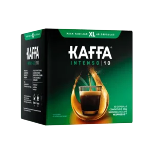 Kaffa | cápsulas café nespresso intenso (10) pack xl 40