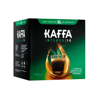 Kaffa | cápsulas café nespresso intenso (10) pack xl 40