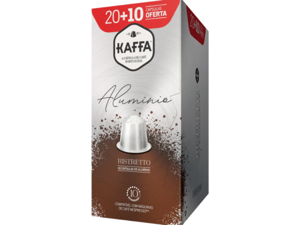 Kaffa | ristretto 30 cápsulas alumínio compatível nespresso