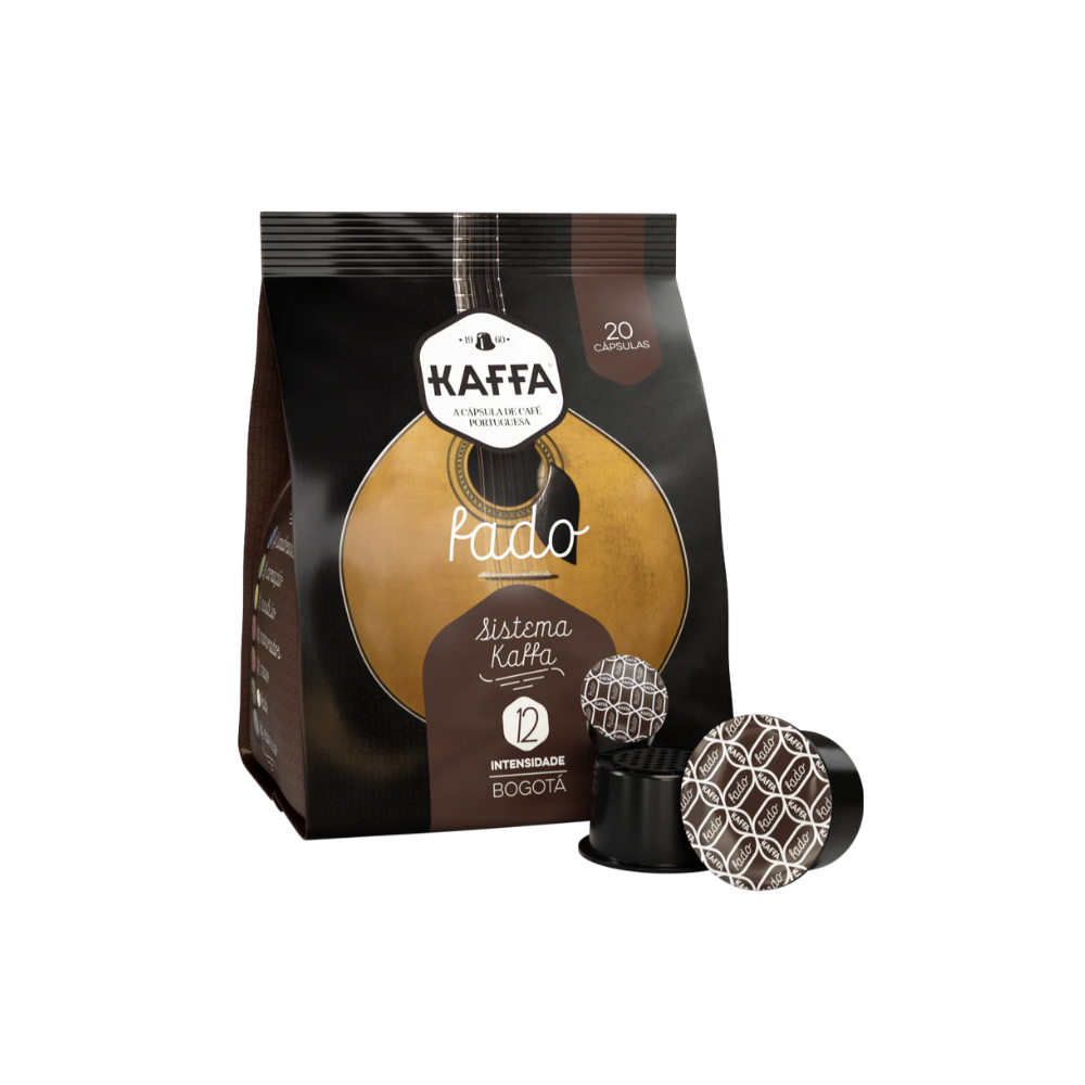 Pack de 20 cápsulas kaffa fado intensidade 12