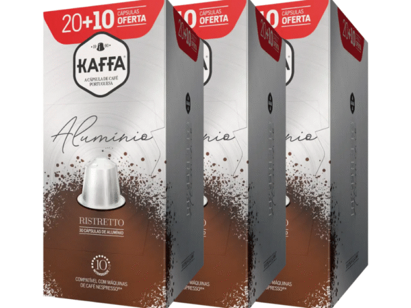 2kaffa | ristretto 90 cápsulas alumínio compatível nespresso