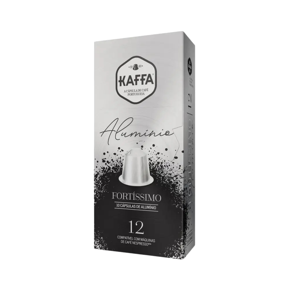 Kaffa | fortissimo 10 cápsulas alumínio compatível nespresso